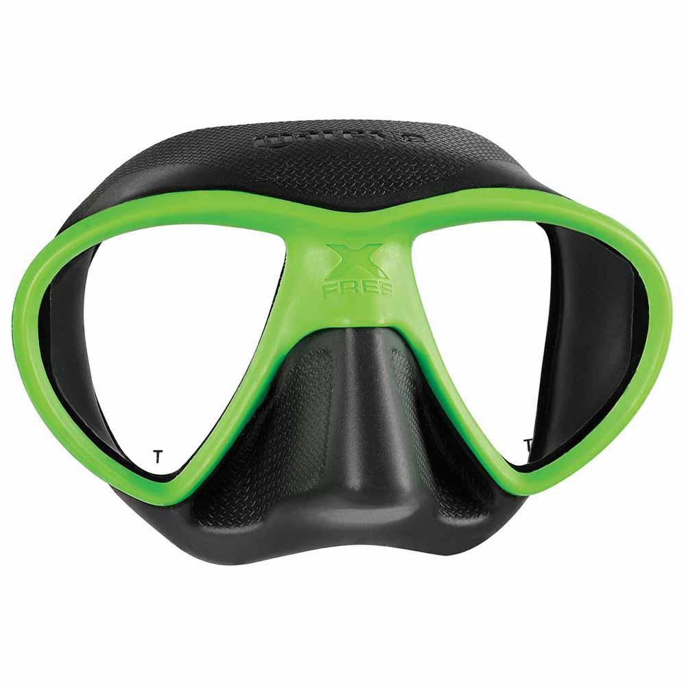 Mares X-Free Diving Mask Black Green  Prescription Dive Mask –  Prescription Dive Mask Shop