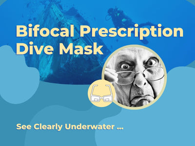 See Clearly Underwater with Bifocal Prescription Dive Mask