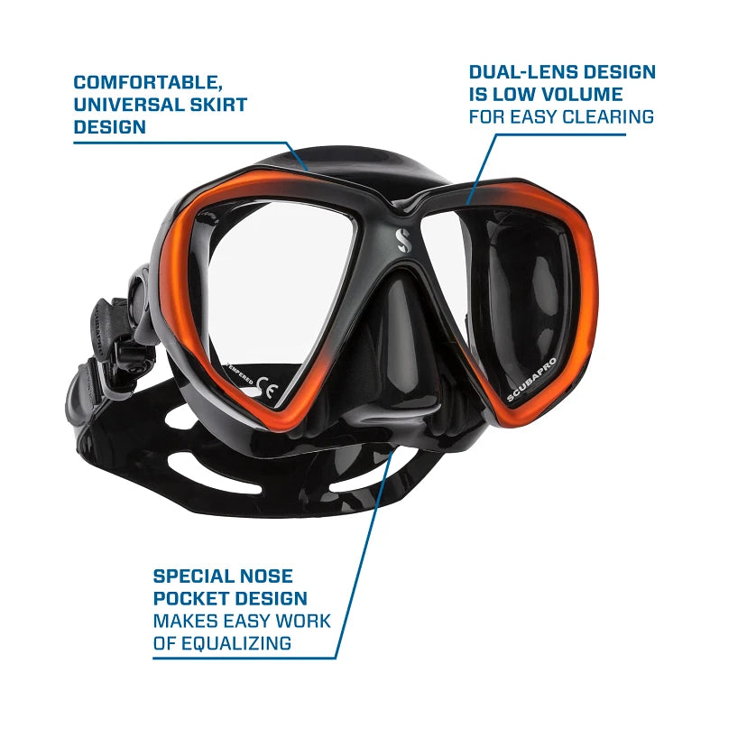 Scubapro Spectra Diving Mask Bronze Black
