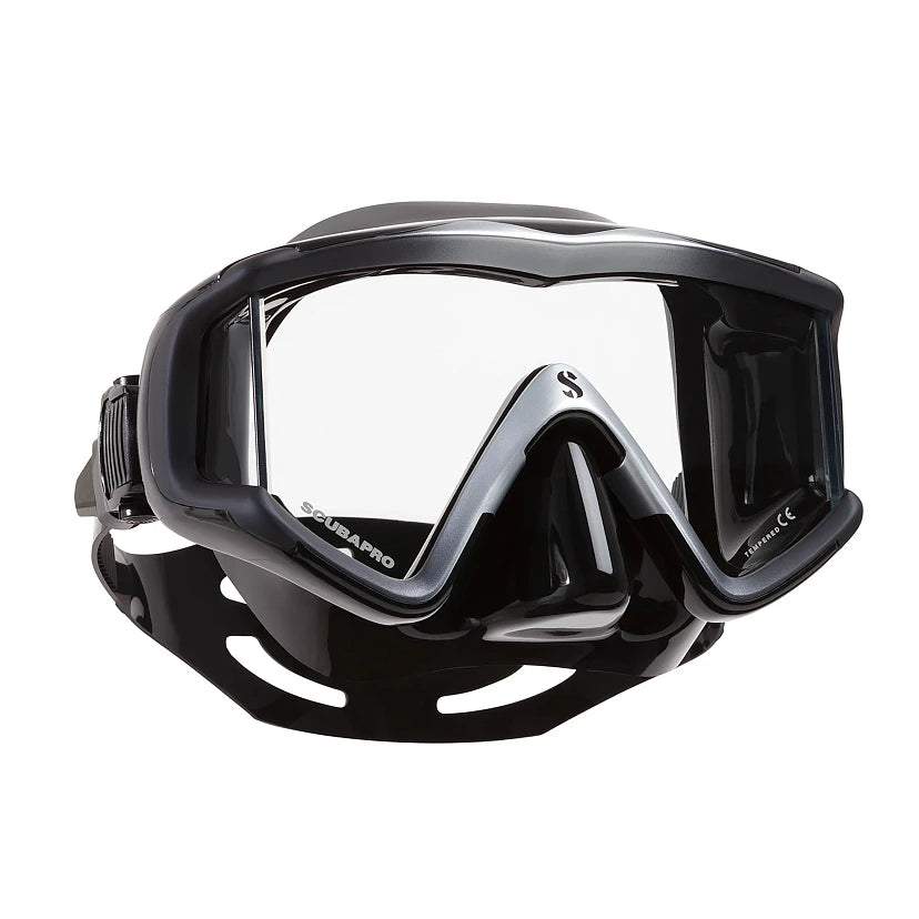 Scubapro Crystal Vu Diving Mask Black Silver