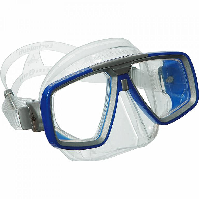 Aqualung Look Diving Mask Transparent Blue