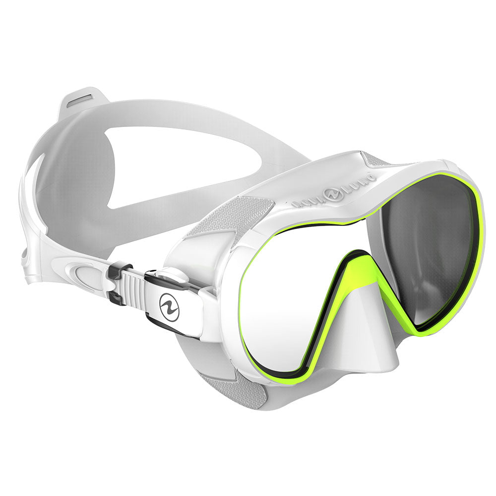 Aqualung Plazma Diving Mask White Yellow