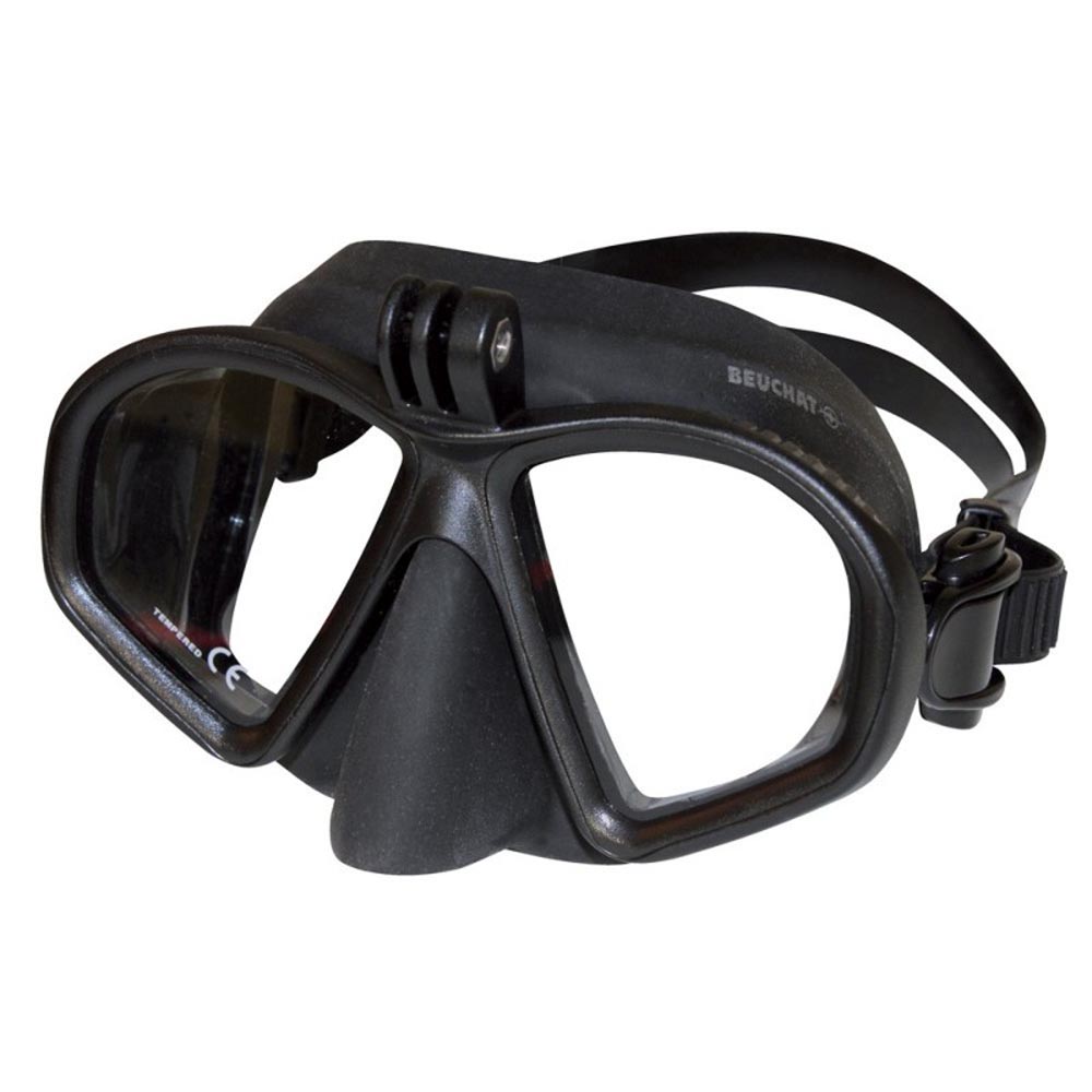 Beuchat GP1 Diving Mask Black GoPro Mount