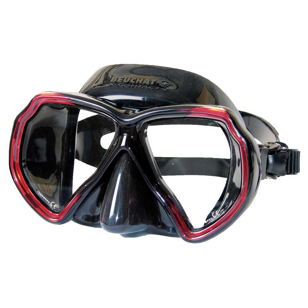 Beuchat X Contact 2 Diving Mask Black Red