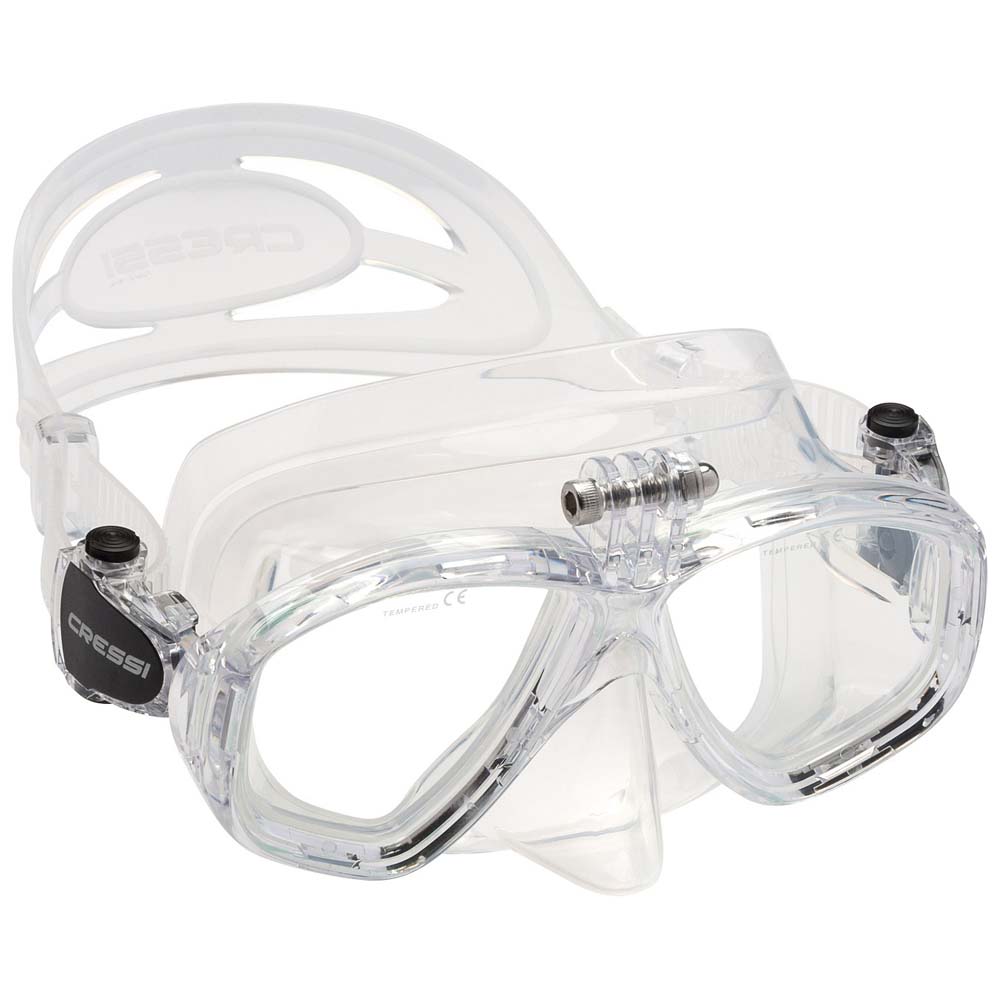 Cressi Action Diving Mask Transparent GoPro Mount