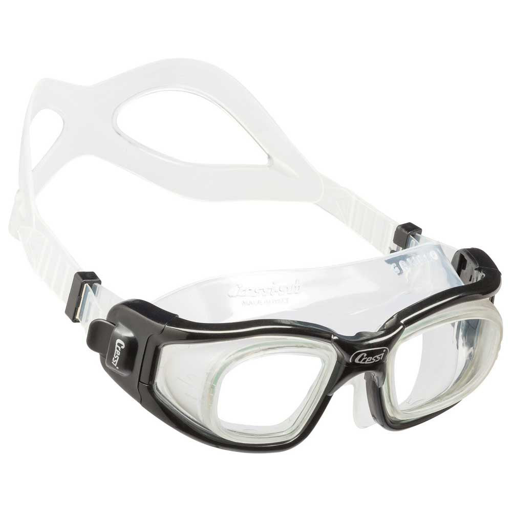 Cressi Galileo Swimming Goggles Transparent Black