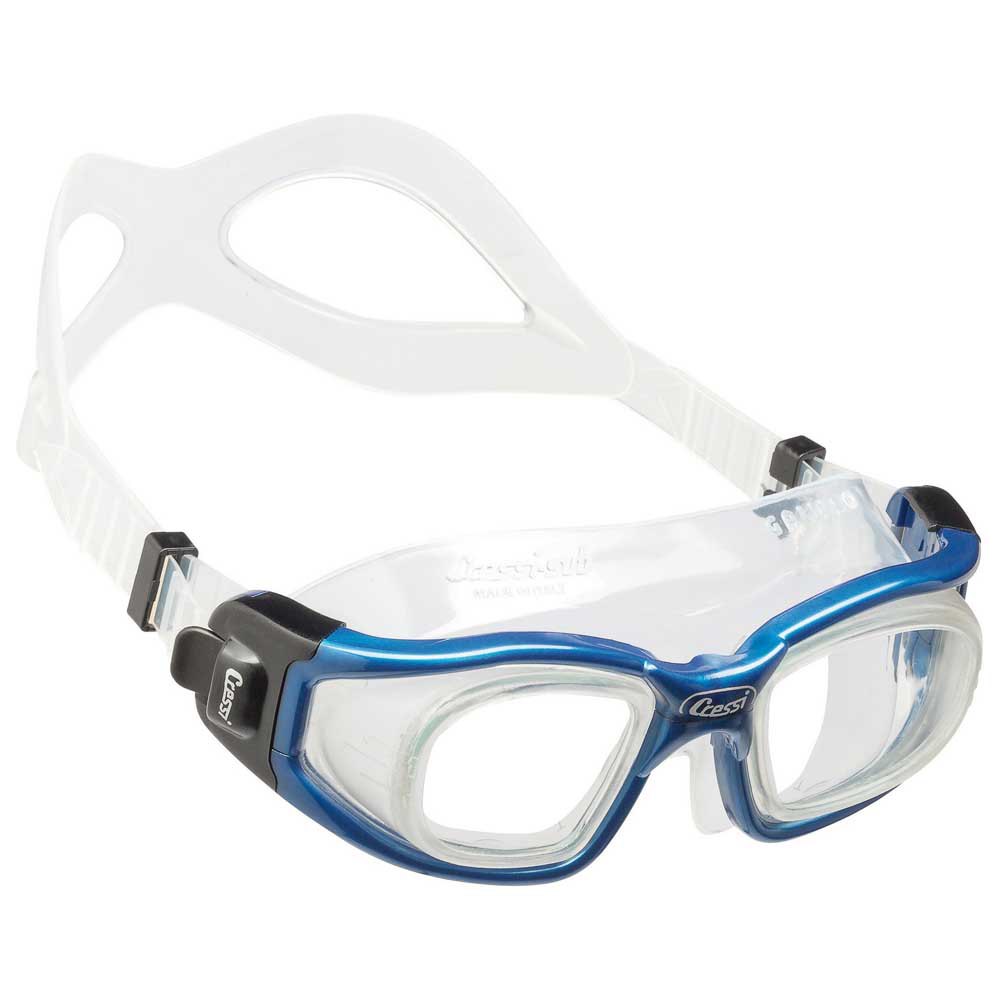 Cressi Galileo Swimming Goggles Transparent Blue