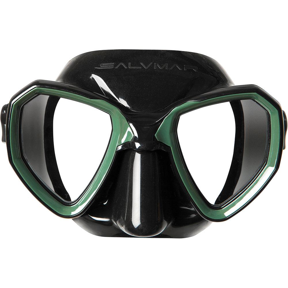 Salvimar Morpheus Diving Mask Black Green