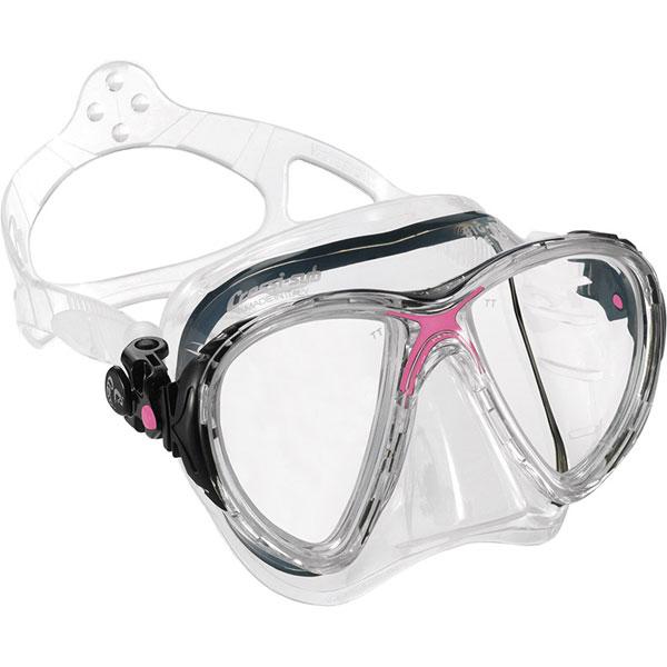 Cressi Evo Big Eyes Evolution Diving Mask Transparent Pink