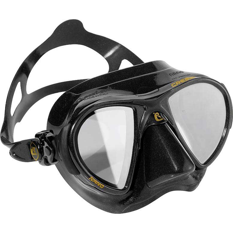 Cressi Nano Dark Diving Mask Black Mirror Prescription Dive Mask